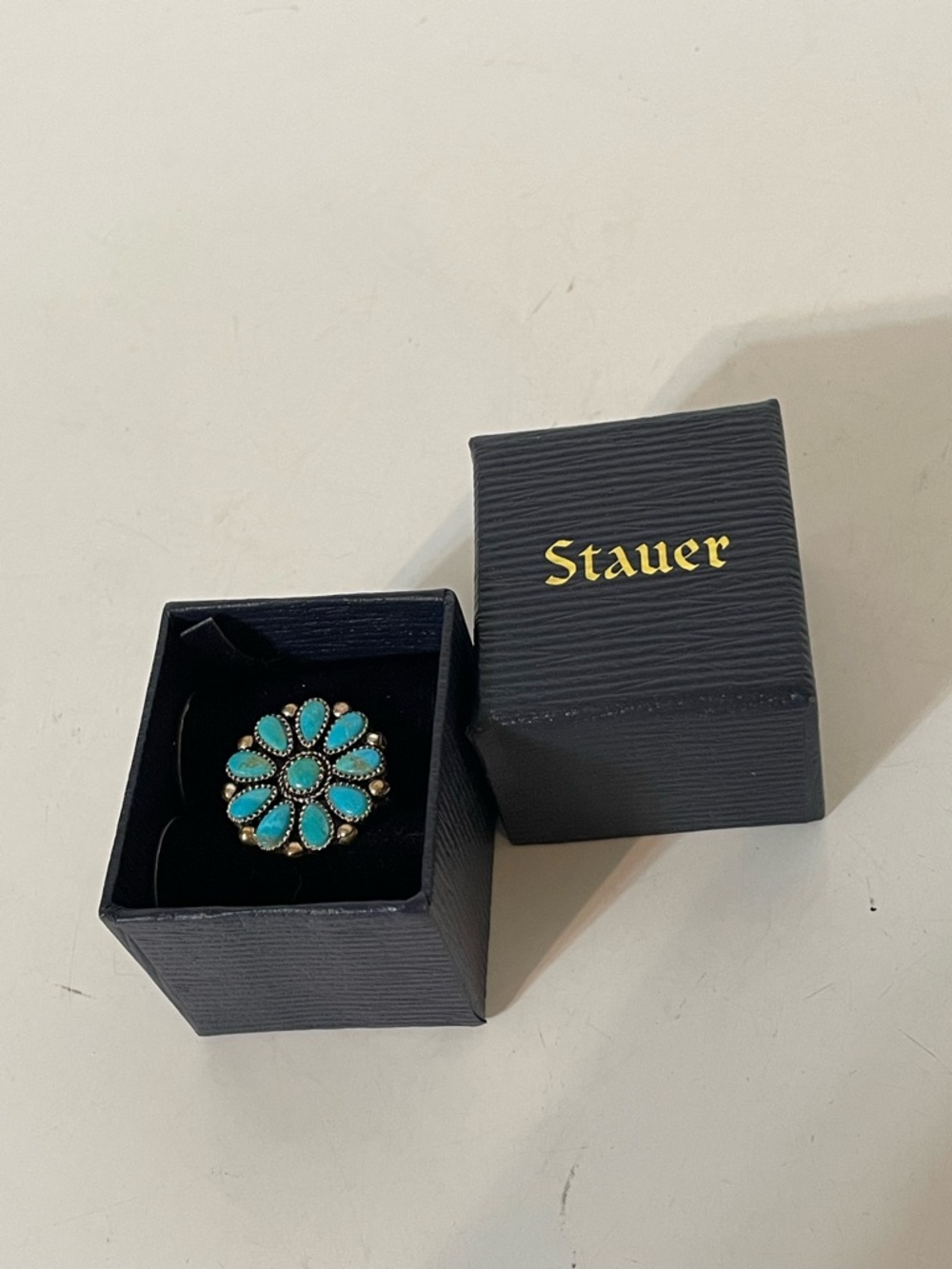 Stauer Tuscan Sun Torquoise Ring